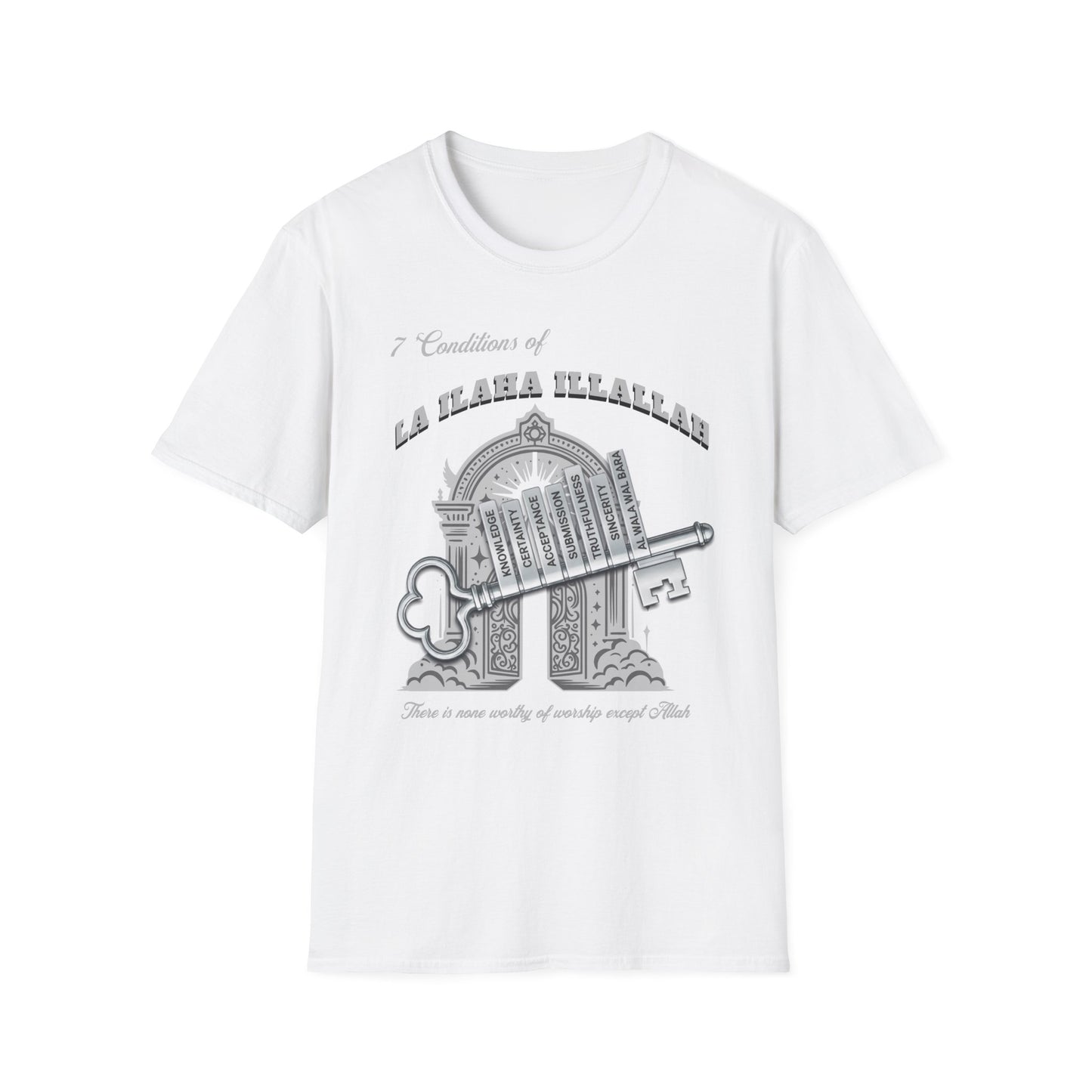 7 Conditions of Shahada T-Shirt - Silver