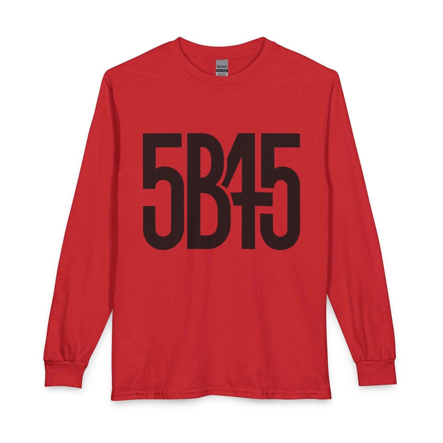 5B45 Long Sleeve Tee — “Take Care of 5B45” Youth, Health, Wealth Reminder