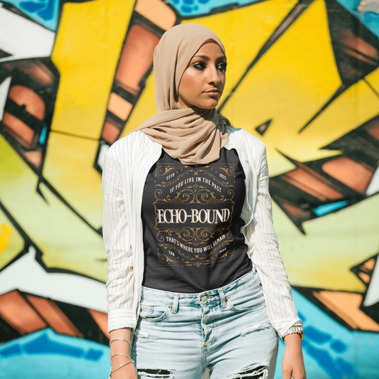 Echo-Bound Vintage Graphic Long Sleeve Tee