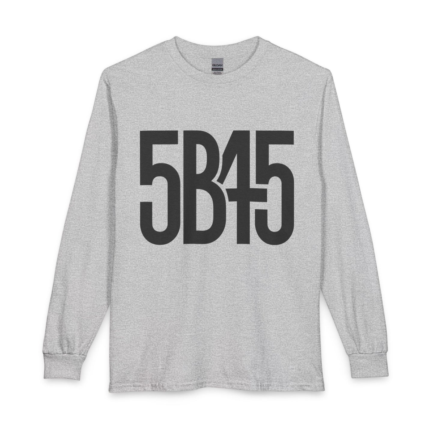 5B45 Long Sleeve Tee — “Take Care of 5B45” Youth, Health, Wealth Reminder