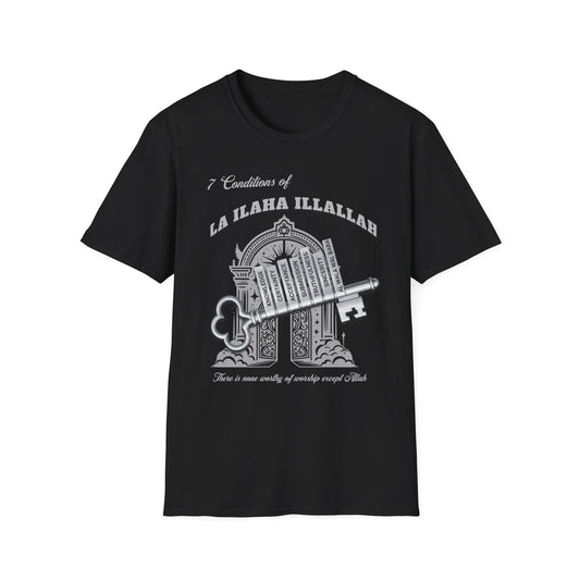 7 Conditions of Shahada T-Shirt - Silver