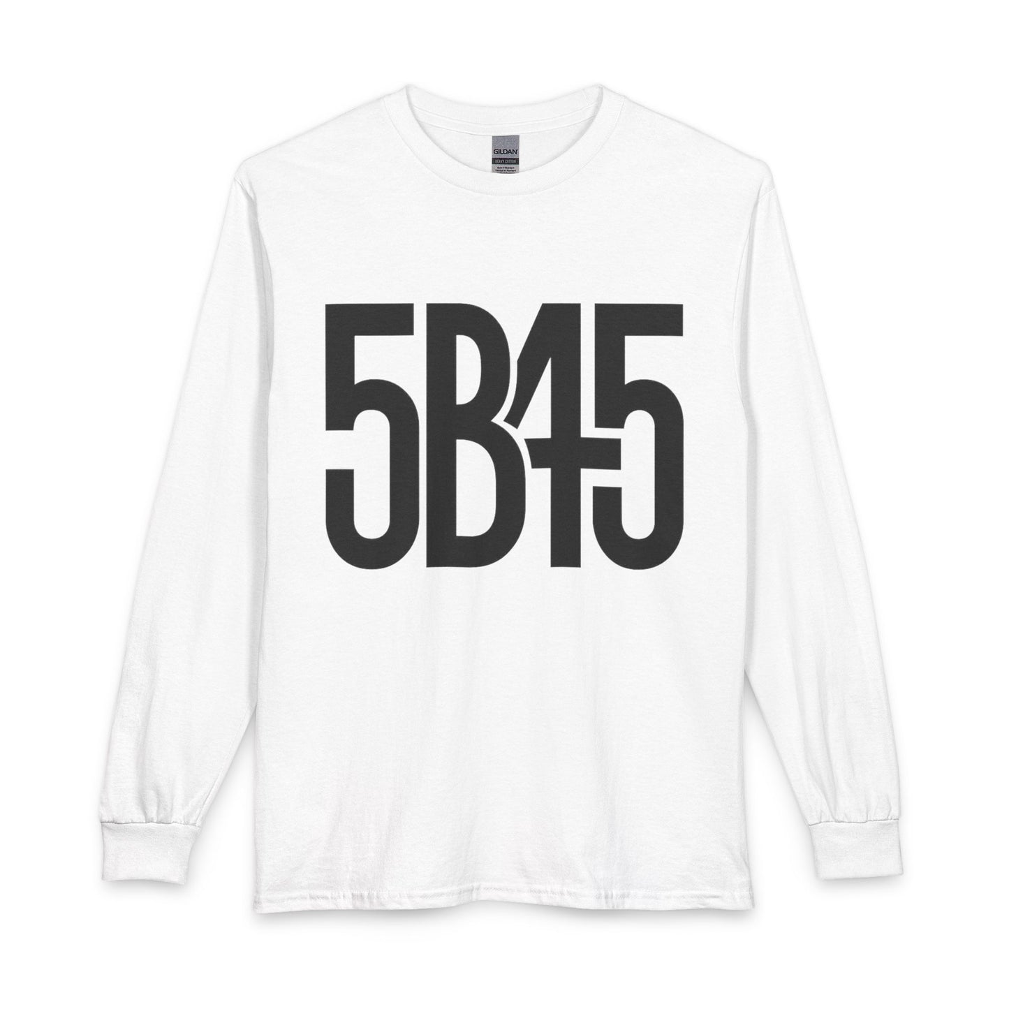 5B45 Long Sleeve Tee — “Take Care of 5B45” Youth, Health, Wealth Reminder