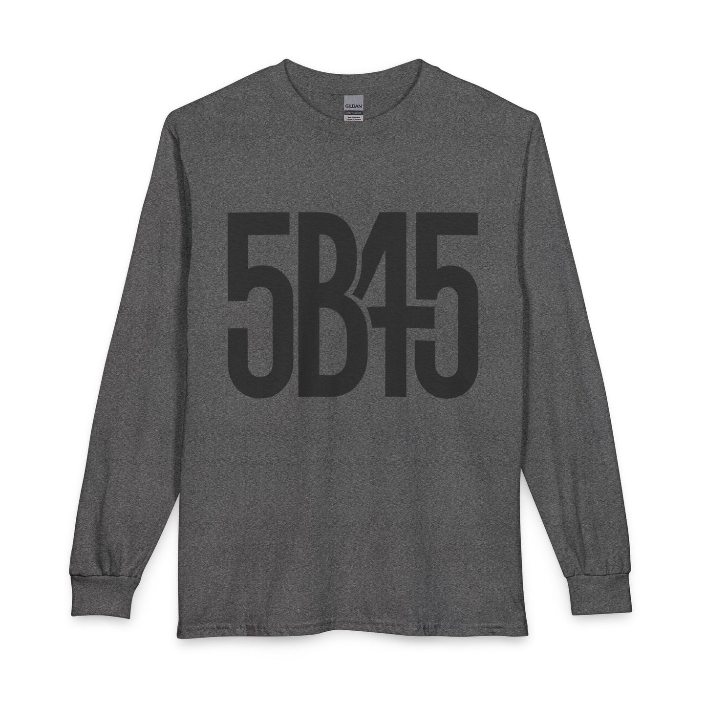 5B45 Long Sleeve Tee — “Take Care of 5B45” Youth, Health, Wealth Reminder